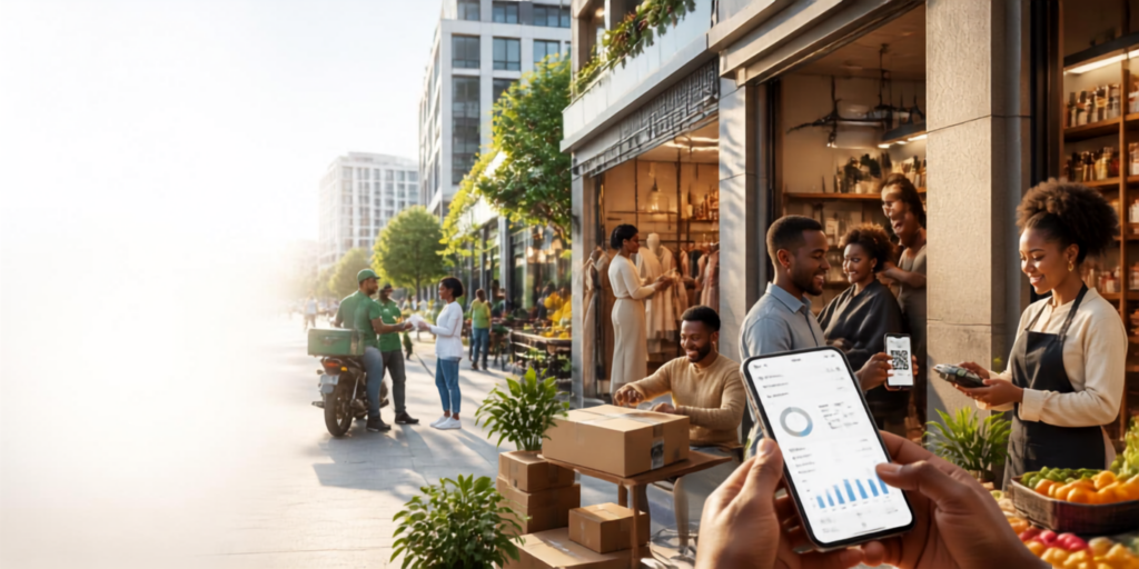 Modern digital payment experience illustrating WarriOne's online payments, mobile wallet and financial platform.